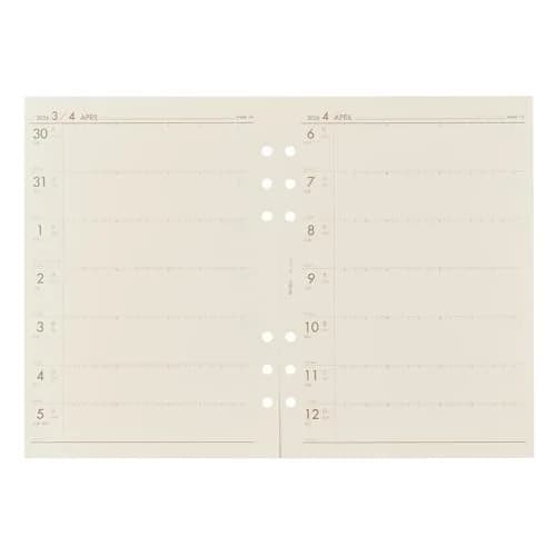 日本能率協会マネジメントセンター Noritsu Bindex Personal Organizer Refill, A5, Weekly, 64 Pages, 2026 Start thumbnail 2