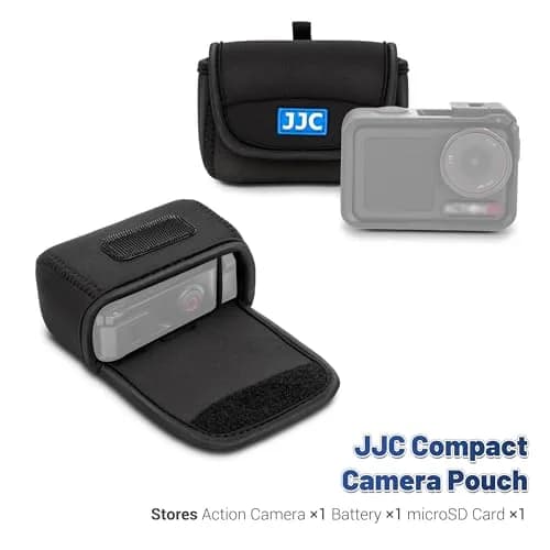 JJC Mini Carrying Case for DJI Action 6/5 Pro Gopro Hero 13 | Splash-Proof Neoprene Compact Bag thumbnail 2