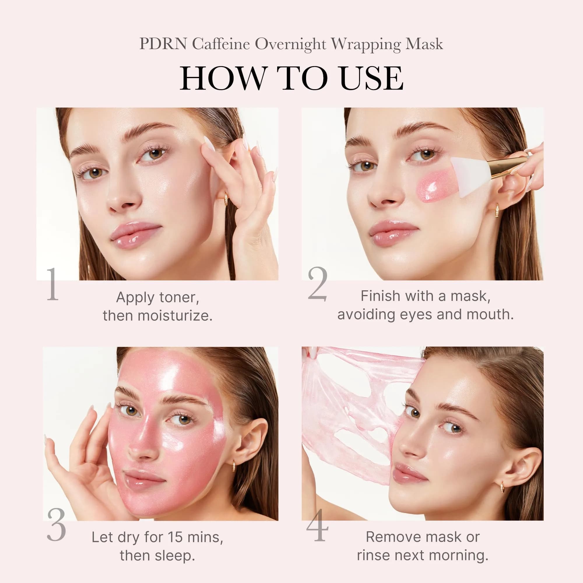 medicube Collagen Wrapping Mask with PDRN Caffeine for Enhanced Elasticity & Hydration - Overnight Peel Off Facial Mask (75ml) - view 5