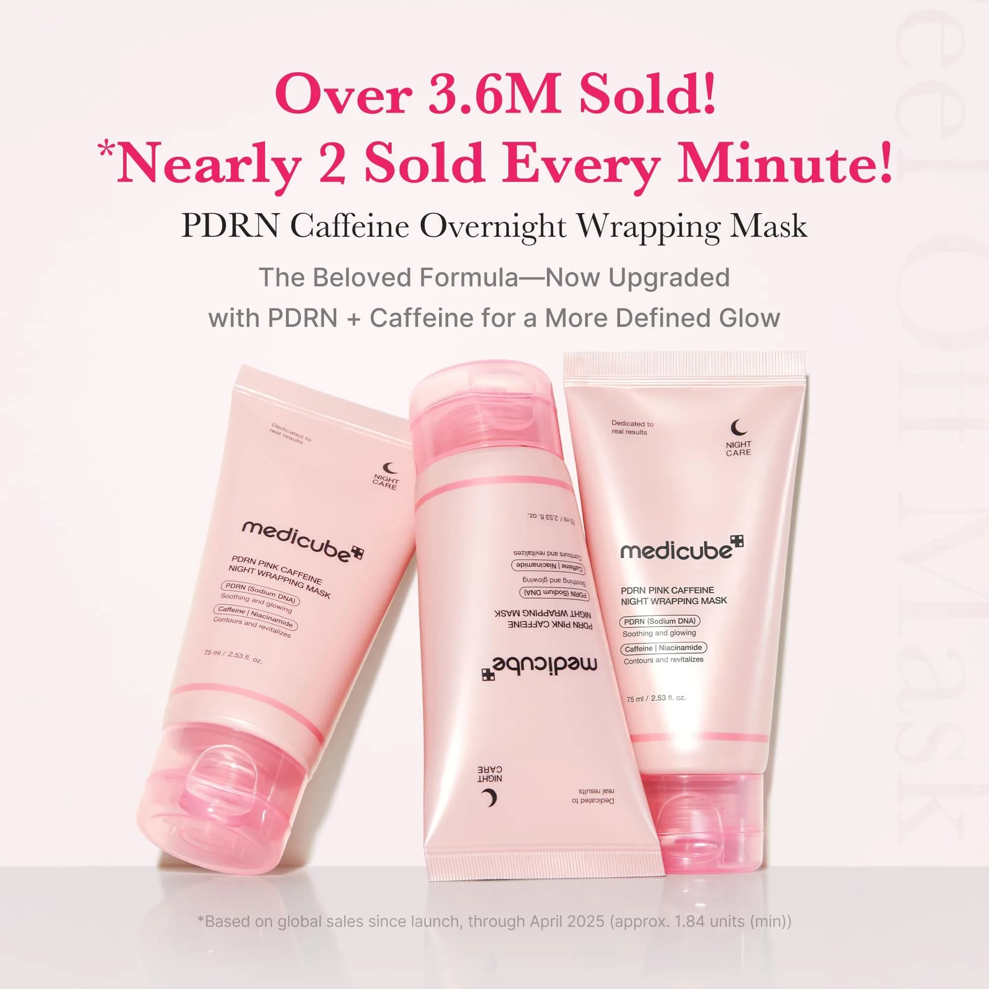 medicube Collagen Wrapping Mask with PDRN Caffeine for Enhanced Elasticity & Hydration - Overnight Peel Off Facial Mask (75ml) - view 2