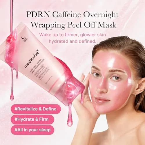 medicube Wrapping Mask PDRN Caffeine 75ml (2.53 Fl Oz) | Overnight Peel Off for Glass Skin thumbnail 3
