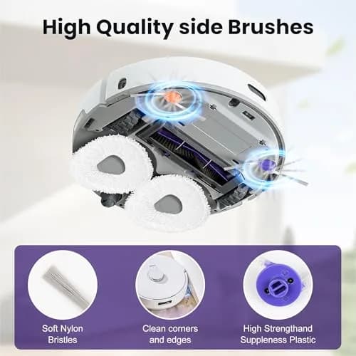 BTRSOLUS Replacement Accessories Kit for Narwal Freo Pro Robot Vacuum Cleaner | 16 Pcs, Nylon, Microfiber, Plastic thumbnail 5