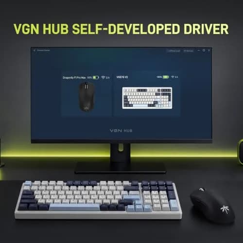 VGN F1 Pro Max Wireless Gaming Mouse 55g | 26K DPI, 130h Playtime, Low Latency thumbnail 9