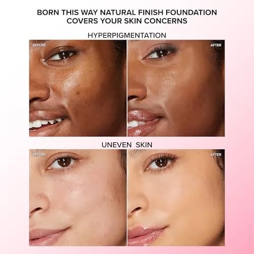 Too Faced Born This Way Natural Finish Longwear Liquid Foundation 1.01 fl. oz. | Hydrating & Oil-Free, Medium-To-Full Coverage thumbnail 3