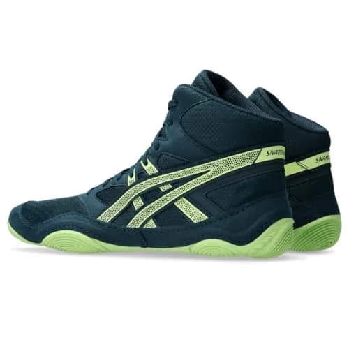 ASICS Men's Snapdown 4 Wrestling Shoes, 10.5 (28.3 cm) Tranquil Teal/Lucid Yellow | Ankle-High Athletic Fit thumbnail 3