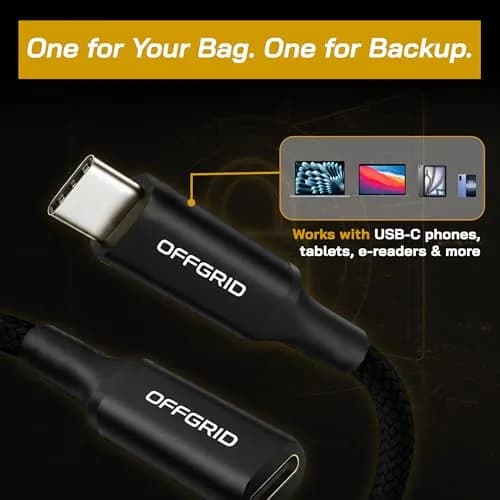 OFFGRID USB Data Blocker Type-C 2 Pack | Data Protection & Fast Charging Adapter thumbnail 9
