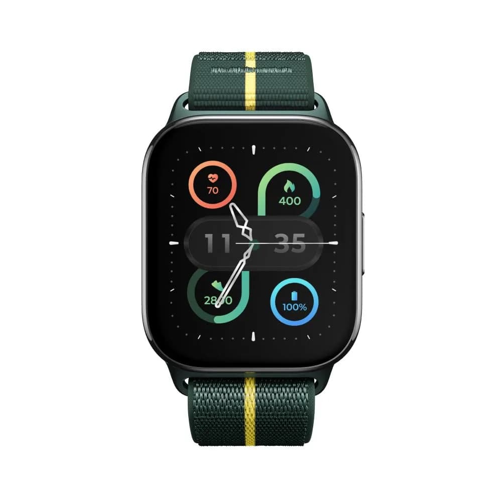 Motorola Moto Watch fit 1.9" OLED Display | Fitness & Sleep Tracker, Waterproof, Android Compatible — PANTONE Trekking Green