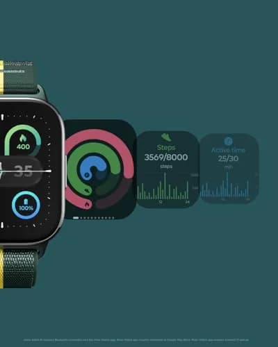 Motorola Moto Watch fit 1.9" OLED Display | Fitness & Sleep Tracker, Waterproof, Android Compatible thumbnail 6