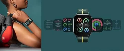 Motorola Moto Watch fit 1.9" OLED Display | Fitness & Sleep Tracker, Waterproof, Android Compatible thumbnail 3