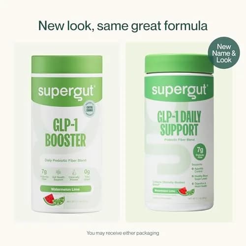 Supergut GLP1 Daily Support Watermelon Lime 18 Servings | Clinically Validated Prebiotic Fiber thumbnail 9