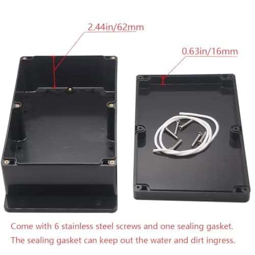 Otdorpatio ABS Plastic Electrical Junction Box 230x150x87 mm | IP65 Waterproof DIY Power Enclosure thumbnail 4