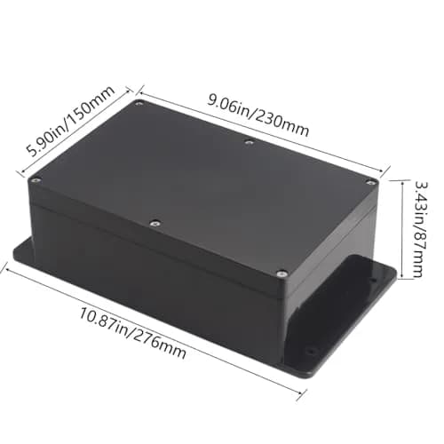 Otdorpatio ABS Plastic Electrical Junction Box 230x150x87 mm | IP65 Waterproof DIY Power Enclosure thumbnail 2