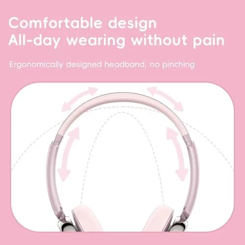 FiiO Anytime Active Noise Cancelling Bluetooth 5.4 Headphones, 58H Playtime, Titanium Gold thumbnail 8