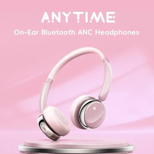FiiO Anytime Active Noise Cancelling Bluetooth 5.4 Headphones, 58H Playtime, Titanium Gold thumbnail 2