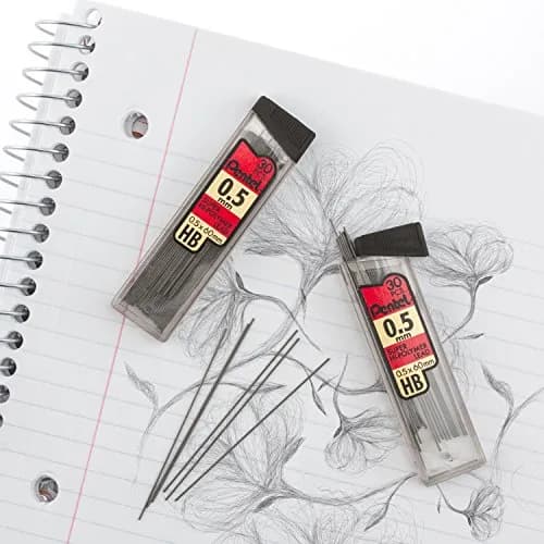 Pentel Super Hi-Polymer Refills 0.5mm HB Lead, 360 Pieces | Smooth Writing for Students & Professionals thumbnail 4