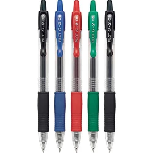 PILOT G2 Premium Retractable Gel Pens, Extra Fine 0.5mm, Assorted 10-Count (Pack of 2) | Smooth Ink Flow for Students & Office thumbnail 4