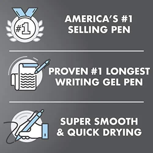 PILOT G2 Premium Retractable Gel Pens, Extra Fine 0.5mm, Assorted 10-Count (Pack of 2) | Smooth Ink Flow for Students & Office thumbnail 3