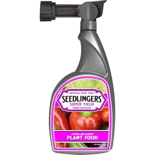 Messinas Seedlingers Super Yield Liquid Plant Food 32 fl oz | Microbial Soil Energizer for Flowers & Vegetables thumbnail 1