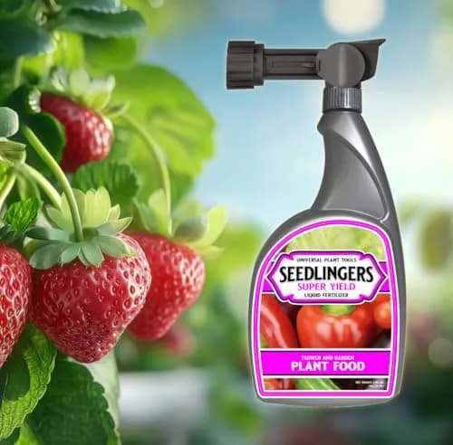 Messinas Seedlingers Super Yield Liquid Plant Food 32 fl oz | Microbial Soil Energizer for Flowers & Vegetables thumbnail 2
