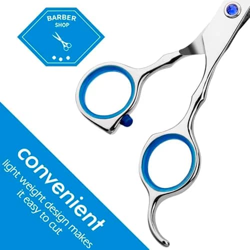 Himart Hair Trimming Kit in Blue | Professional Barber Shears for Men Women Kids thumbnail 3