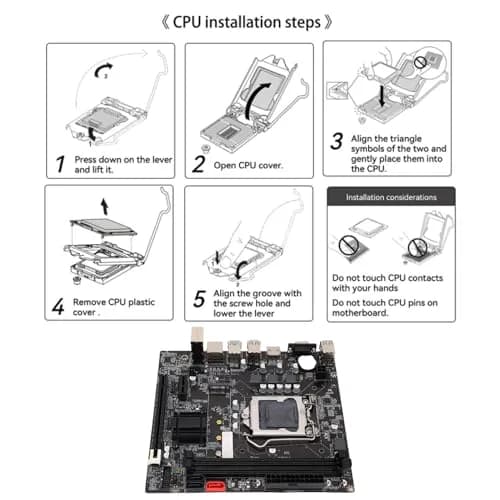 Diyeeni B75 LGA1155 Motherboard Micro ATX 17x19cm | Supports 2nd/3rd Gen Intel Core i3/i5/i7 thumbnail 5