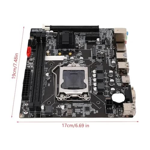 Diyeeni B75 LGA1155 Motherboard Micro ATX 17x19cm | Supports 2nd/3rd Gen Intel Core i3/i5/i7 thumbnail 7