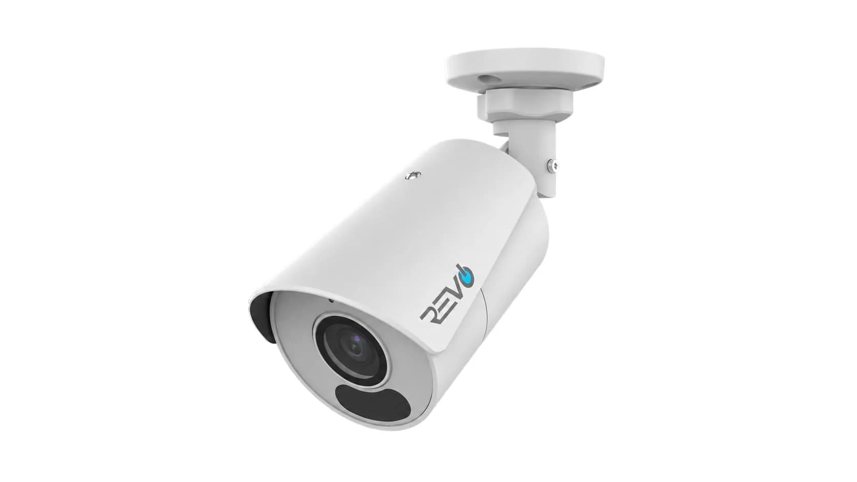 REVO Ultra Blue Series 4K (8 Megapixel) H.265 Indoor/Outdoor IR Bullet Camera with Built-in Mic & 60FT CAT5e Cable | 4K Security Camera for Home & Business