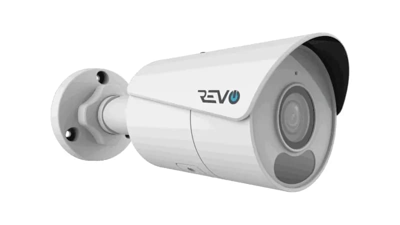 REVO Ultra Blue Series 4K (8 Megapixel) H.265 Indoor/Outdoor IR Bullet Camera with Built-in Mic & 60FT CAT5e Cable | 4K Security Camera for Home & Business thumbnail 3