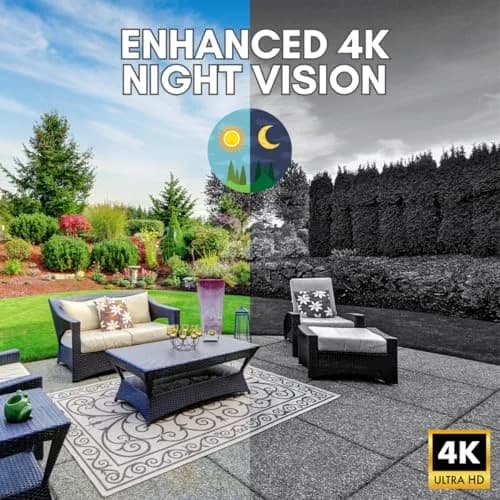 REVO Ultra Blue Series 4K (8 Megapixel) H.265 Indoor/Outdoor IR Bullet Camera with Built-in Mic & 60FT CAT5e Cable | 4K Security Camera for Home & Business thumbnail 5