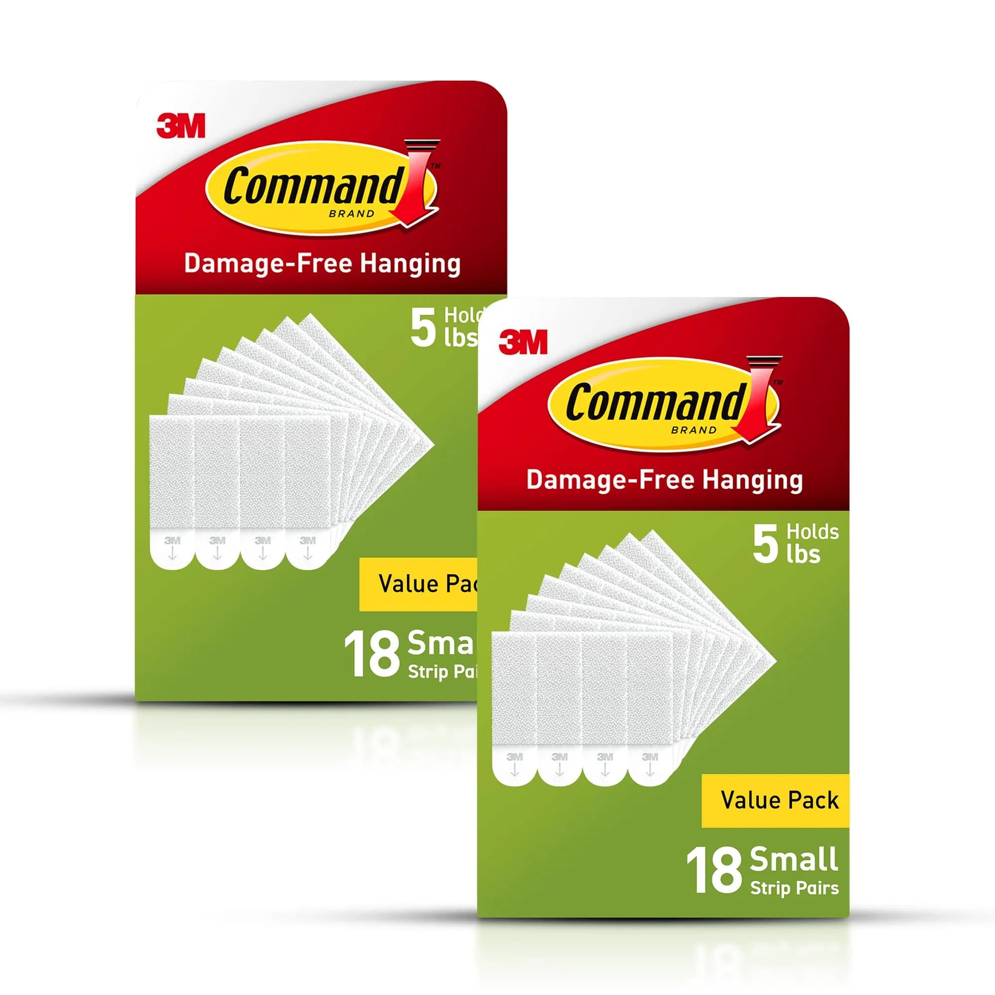 Command 4 lb Small Picture Hanging Strips 36 Pairs (72 Strips) | Damage-Free Hanging - main product image