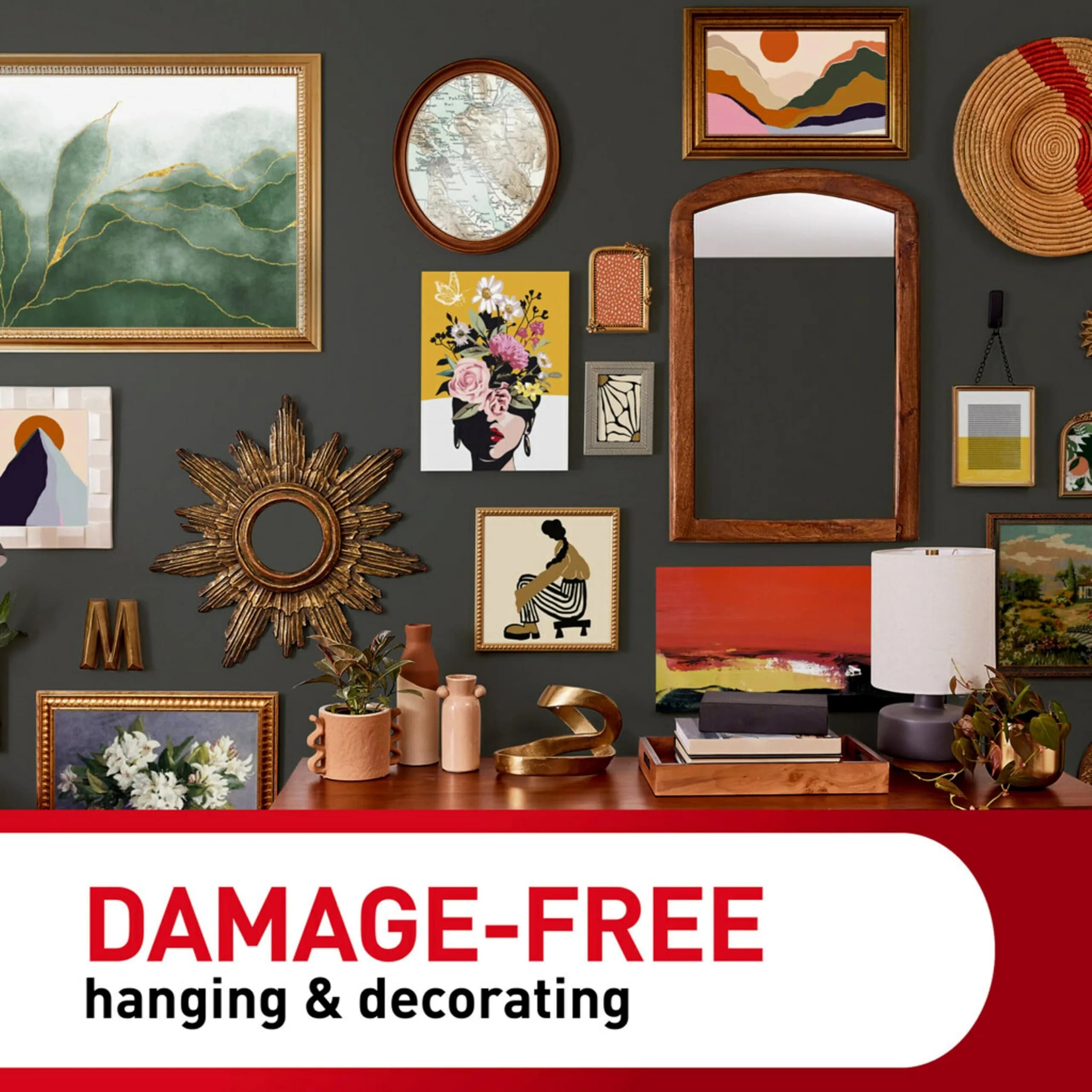 Command 4 lb Small Picture Hanging Strips 36 Pairs (72 Strips) | Damage-Free Hanging - view 6