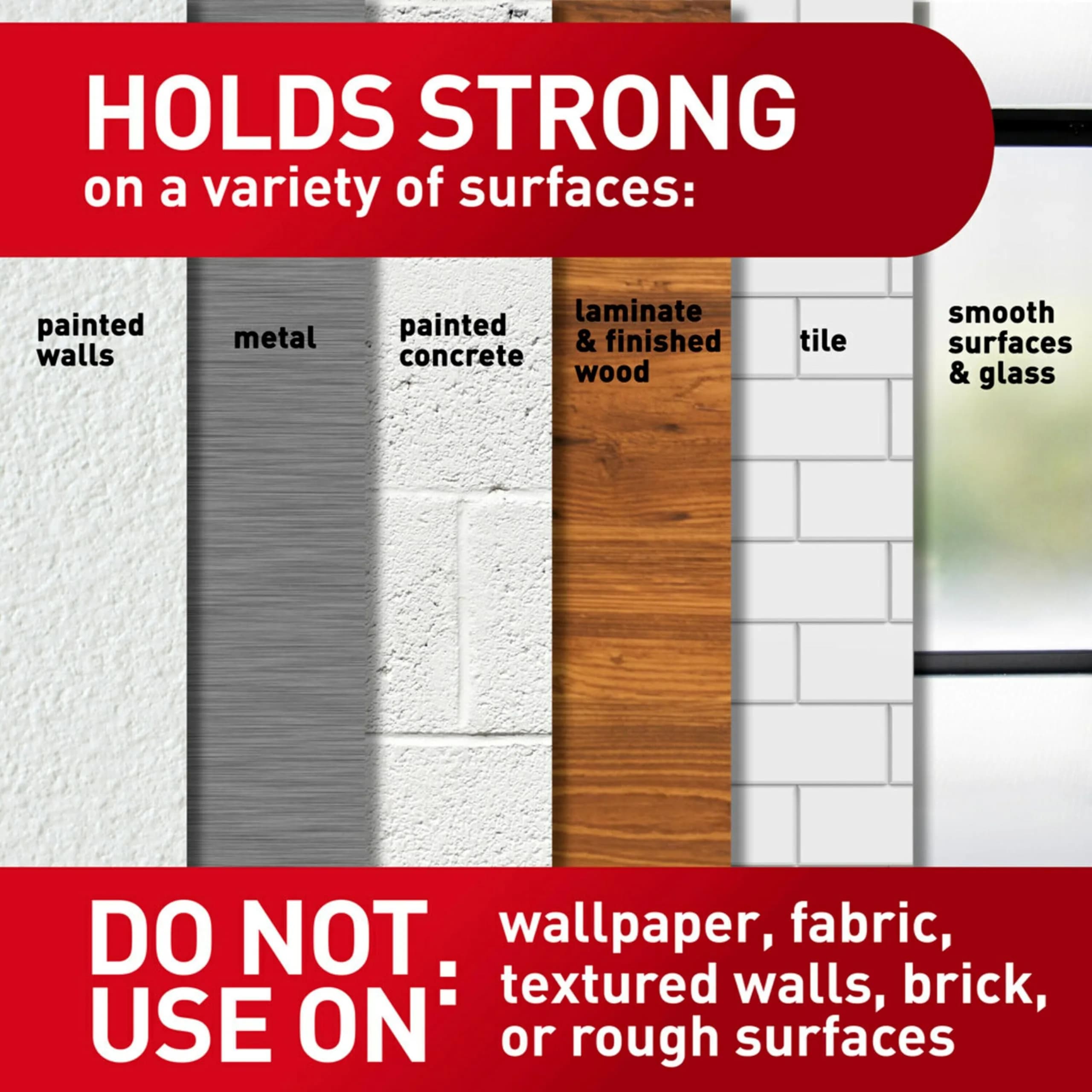 Command 4 lb Small Picture Hanging Strips 36 Pairs (72 Strips) | Damage-Free Hanging - view 4