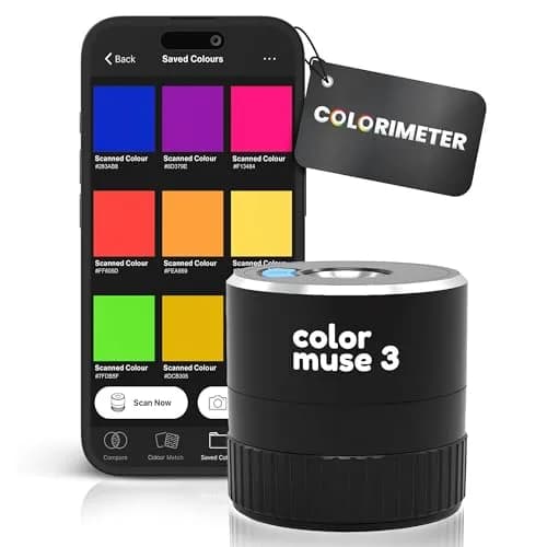 COLOR MUSE 3 Portable Color Matching and Paint Scanner Device – Black | Dual Optical Geometry, 12X Extended Battery Life thumbnail 1
