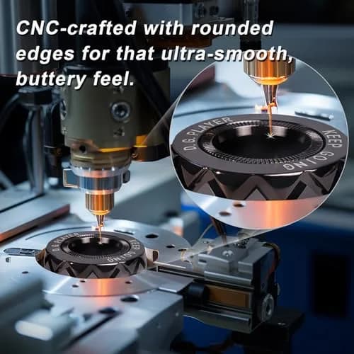 D.G.PLAYER Metal Magnetic Spin Ring Fidget Toy 1.3cm (0.51 inches) | Satisfying Sounds for Stress Relief thumbnail 6