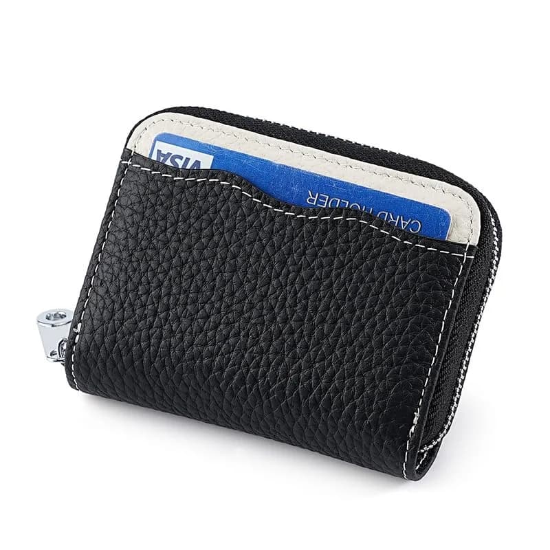 Linno RFID Genuine Leather Credit Card Holder Wallet 18 Card Slots (Yellow) - view 4