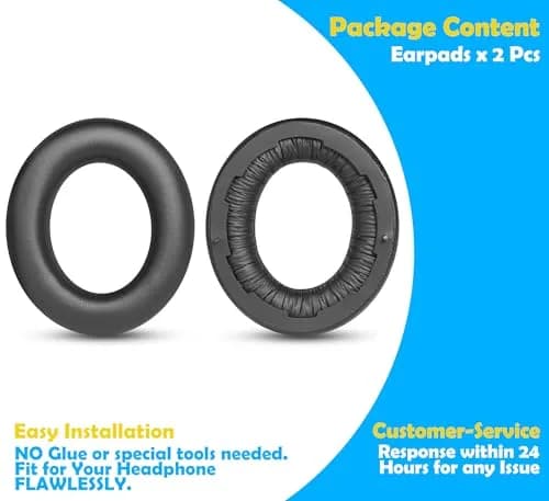 DowiTech Earpads Replacement for Focal Bathys Bluetooth Headphones | Enhanced Comfort & Noise Isolation thumbnail 5