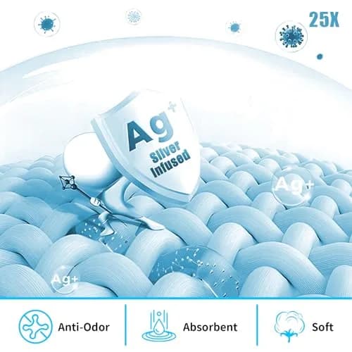 Rquite Reusable Pee Cloth for Women Hiking Essentials 2-Pack | Soft Absorbent & Waterproof thumbnail 3