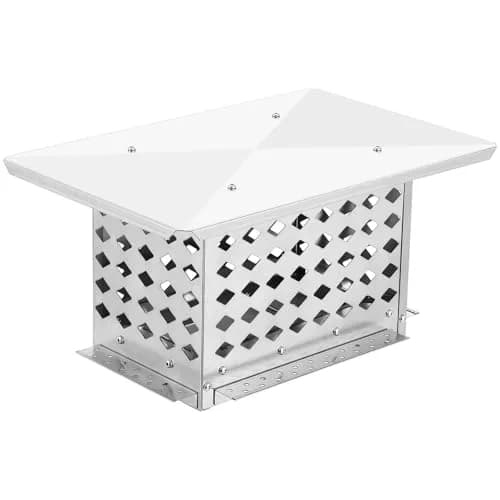 AutoSteelix Chimney Cap 8" x 13" Stainless Steel Waterproof Mesh | Easy DIY Installation thumbnail 1