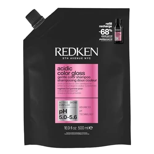 Redken Acidic Color Gloss Shampoo – 500ml (16.9 Fl Oz) Refill | Prolongs Salon Color & Adds Intense Shine thumbnail 1