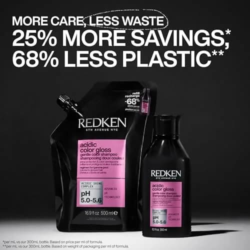 Redken Acidic Color Gloss Shampoo – 500ml (16.9 Fl Oz) Refill | Prolongs Salon Color & Adds Intense Shine thumbnail 3