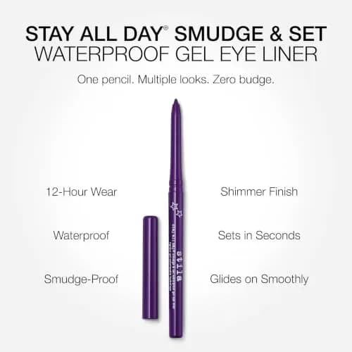 stila Stay All Day Smudge & Set Waterproof Gel Eyeliner (Violetta) | 1 Count | Waterproof, 12-Hour Wear, Waterline Safe thumbnail 3