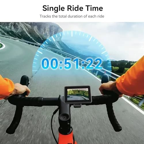 FEISIKE Bike Camera with 4.3" Display & Cyclocomputer | 145° Wide-Angle Night Vision Rearview Mirror for Safer Rides thumbnail 4