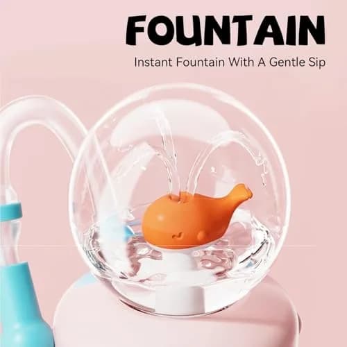 FRAGRANTGARDEN Whale Squirt 24oz Insulated Water Bottle with Handle | Leak-Proof Stainless Steel Kids & Adults thumbnail 5