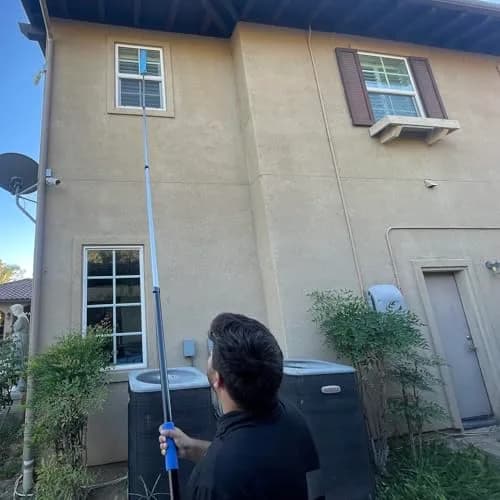 Hicavar Extendable Feather Duster with 6-24ft (7.3m) Telescopic Pole | Cobweb & Ceiling Fan Cleaner Kit thumbnail 6