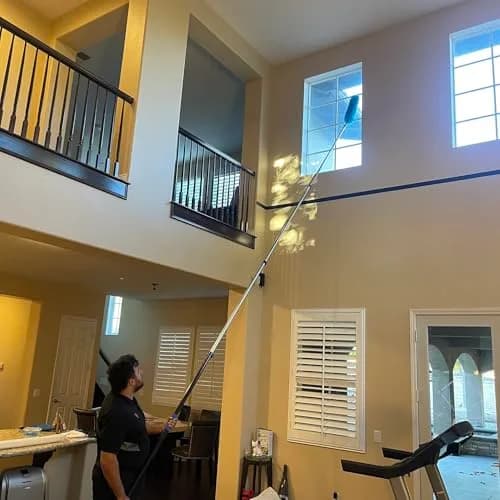 Hicavar Extendable Feather Duster with 6-24ft (7.3m) Telescopic Pole | Cobweb & Ceiling Fan Cleaner Kit thumbnail 7