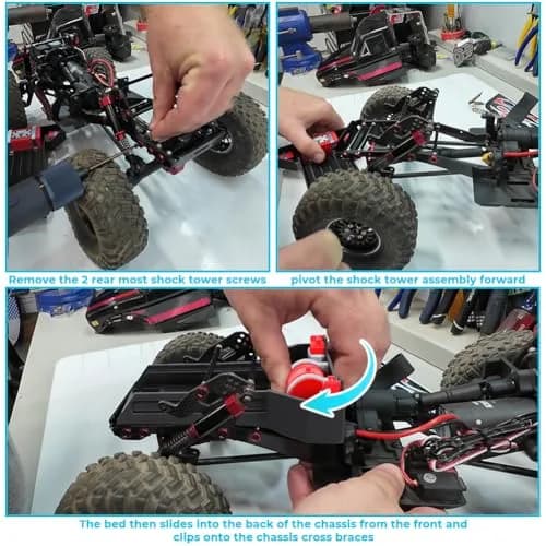 motoparty Scale Comp Bed for Redcat Ascent Fusion 7117 1/10 RC Crawler | Scale Replacement Part thumbnail 2