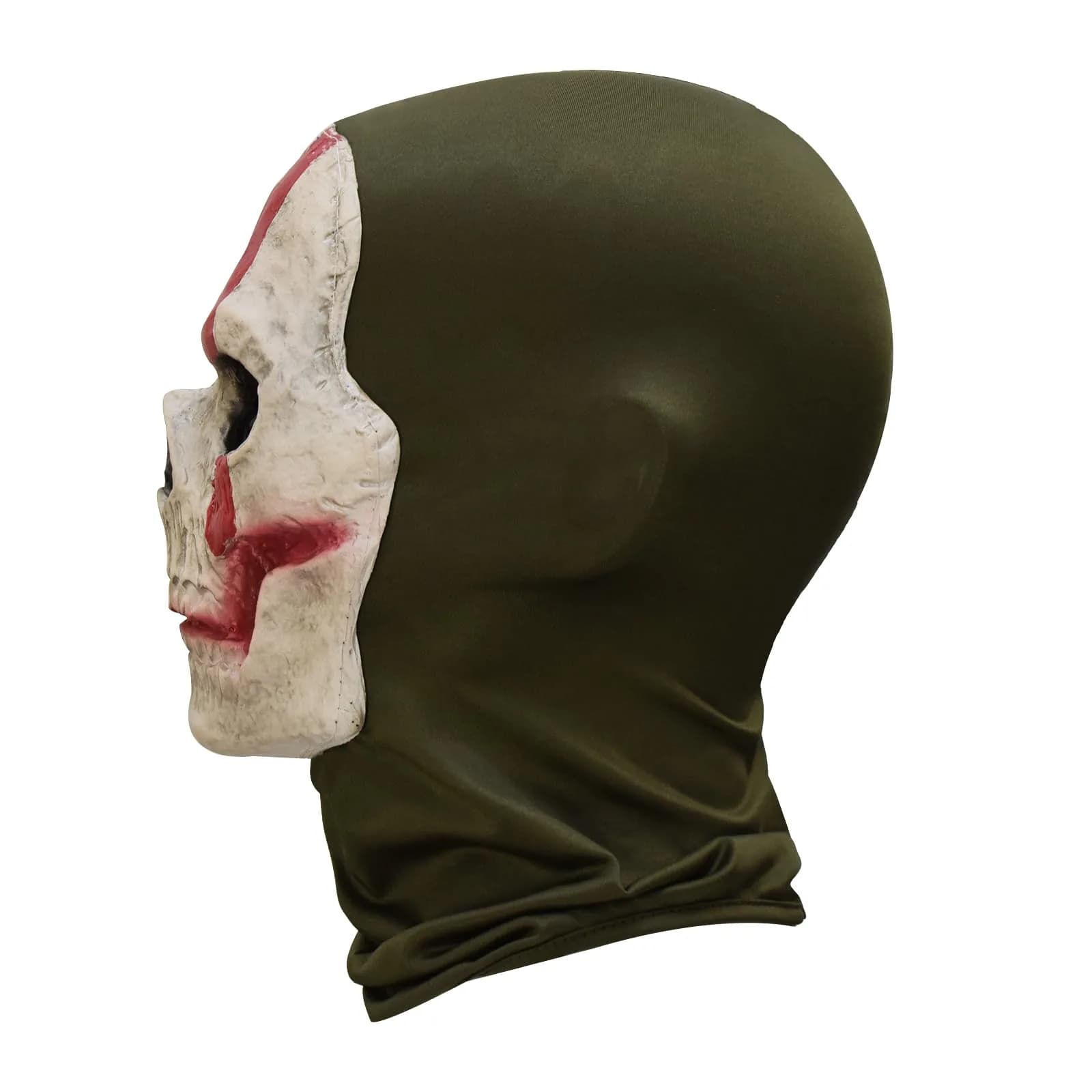 Masfrida Ghost Skull Mask Full Face Unisex for War Game Outdoor Sport Halloween Cosplay (Red, One Size) - view 4