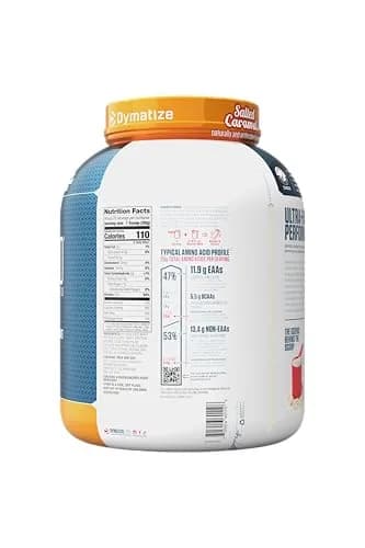 Dymatize ISO100 Whey Protein Isolate Salted Caramel 608g (1.34 lb) | 25g Protein Per Serving thumbnail 7