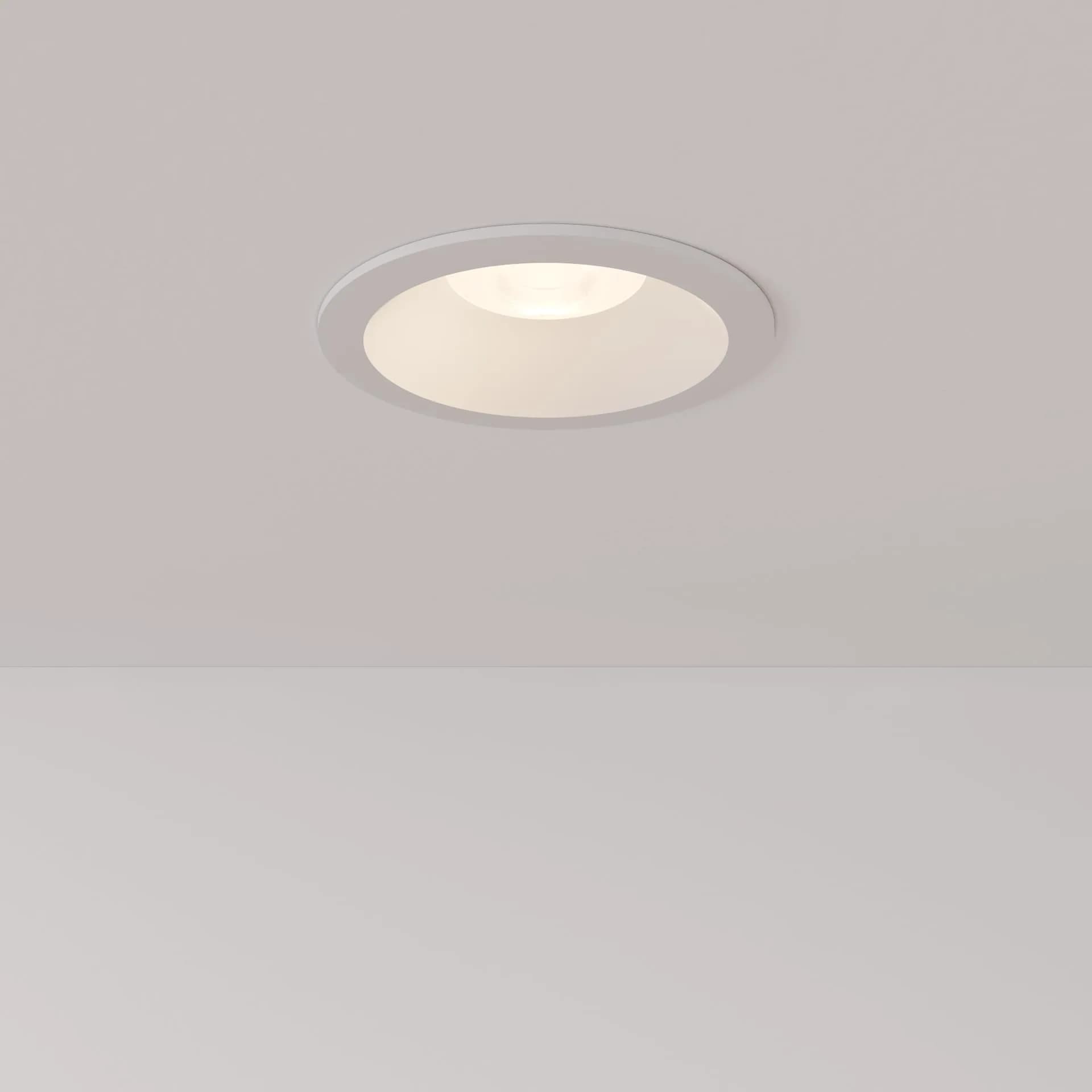 VidaLite Libra 3in White LED Recessed Ceiling Light | Selectable 5CCT & Full Range Dimmer, 1200LM, 14W, ETL, Wet Rated — 3in - White - Round - 14W