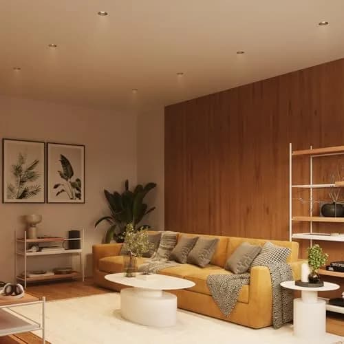 VidaLite Libra 2in Black LED Recessed Ceiling Light, Round Trimless Canless Downlight Kit with Selectable 5CCT & Full Range Dimmer, 14W, 1000LM thumbnail 8